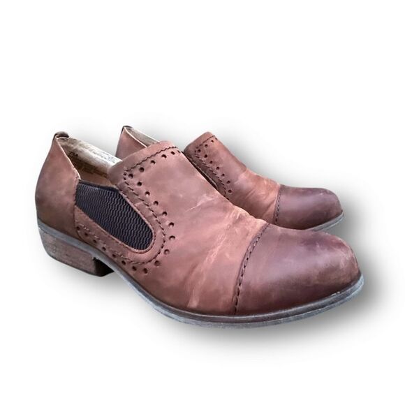 Kork’s by Kork-Ease Whiskey Brown Leather Ankle Booties shoes Women’s size 7 - Picture 8 of 16